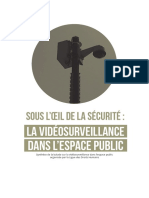 Belgique Brochure - LDH - Videosurveillance - 2019