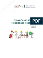 Prevencion de Riesgos de Trabajo