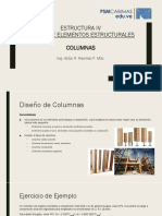 Estructura IV - UNIDAD II COLUMNAS