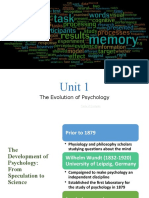Chapter 1 - Evolution of Psychology1