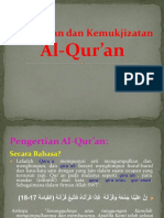Pengertian Dan Kemukjizatan Al-Qur'an