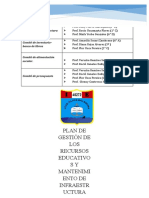 Plan de Mantenimiento e Infraestructura Job-2021