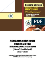 Buku Rencana Studi Hukum Keluarga Islam