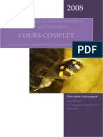 Algorithmique et programmation pour non-matheux (2008) - Christophe Darmengeat