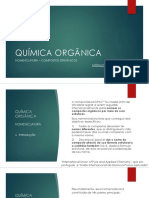 Química Orgânica - NOMENCLATURA - COMPOSTOS ORGÂNICOS