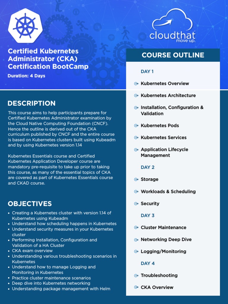 Certified Kubernetes Administrator Cka Certification Bootcamp | PDF ...