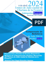 Memoria de La Organización, Gestión y Desarrollo Del I Torneo de Judo Ciudad de Chiclana de La Frontera.