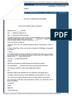 Legal Drafts Arbitration Arbitration and Conciliation Act 1996 Petition Under Section 34 Challenging The Award