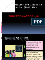 Education Act of 1982