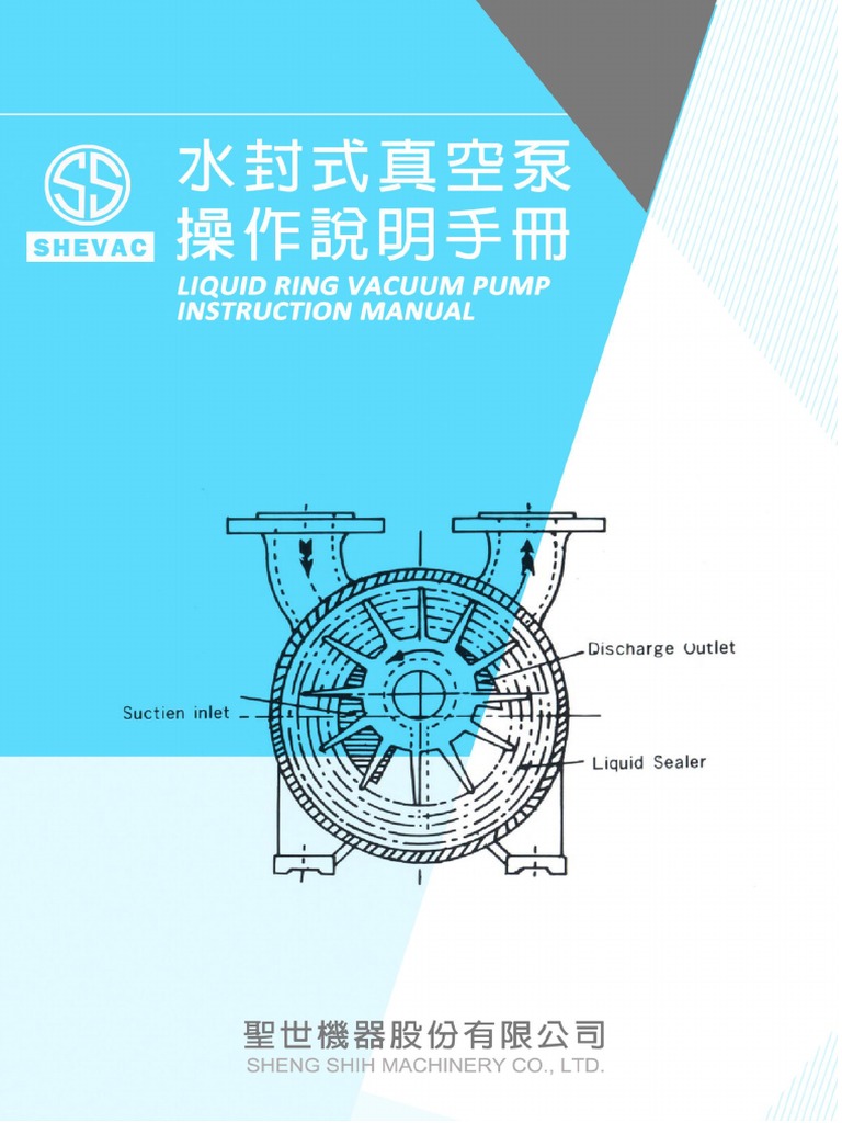 Vacuum Pump Installation and Operation Guide | PDF | Bearing ...