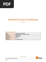 Android Intune Enrollment