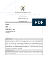 Plano Analitico Ética para A Vida 2023