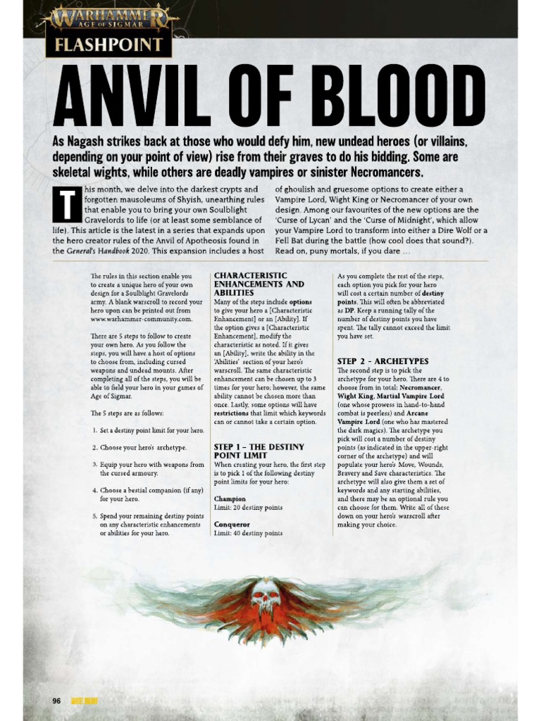 Anvil of Blood | PDF