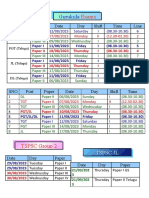 Ts Gurukula 2023 Telugu Time Table