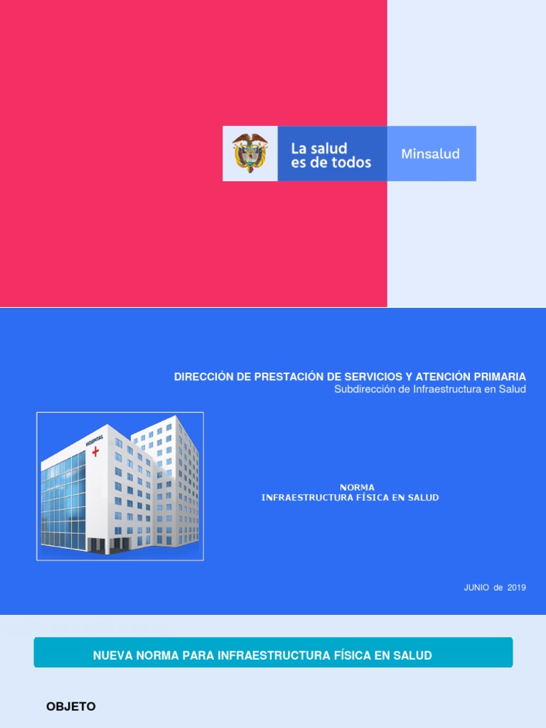Nueva Norma de Infraestructura en Salud | PDF