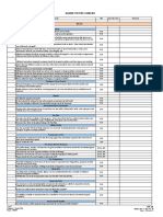 PSC Checklist