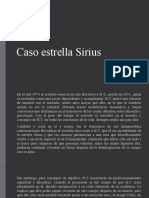 Caso Estrella Sirius