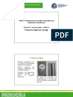 Fractura Frágil Por Clivaje: Tema 7. Mecanismos de Daño Asistidos Por Esfuerzos Mecánicos