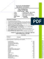 Final Exam - Inter 1 (Batch 2022) - Rev