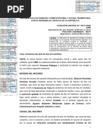 Sumilla. La Falta Grave de Abandono de Trabajo, Prevista