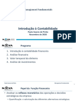 Finanças #1 - Introdução À Contabilidade