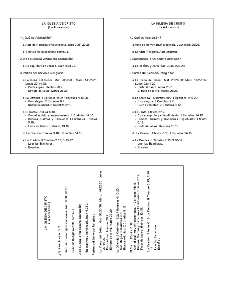 La Iglesia de Cristo (Adoración) | PDF | Cristo (título) | Textos ...