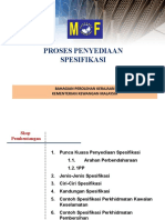 Proses Penyediaan Spesifikasi: Bahagian Perolehan Kerajaan Kementerian Kewangan Malaysia
