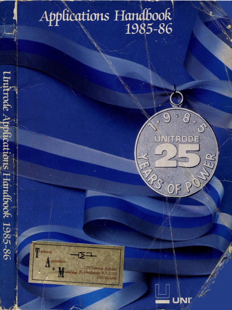 198586 Unitrode Applications Handbook PDF Power Supply Rectifier