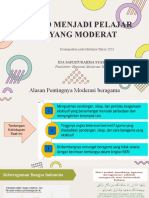 Contoh PPT Penguatan Moderasi Beragama Untuk Siswa