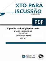 A política fiscal do governo Dilma