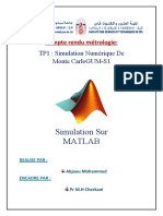Simulation Sur Matlab: Compte Rendu Métrologie
