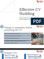 Effective CV Building