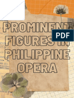 Prominient Figures in Philippine Opera