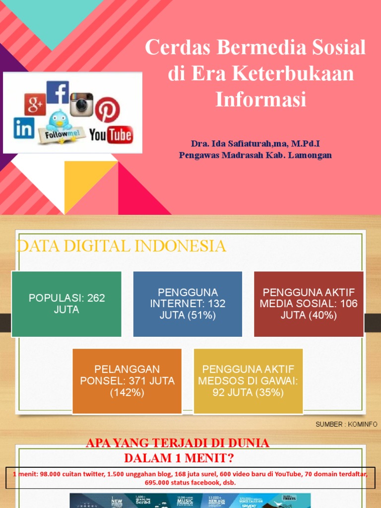 Contoh PPT Tata Cara Dalam Bermedia Sosial | PDF