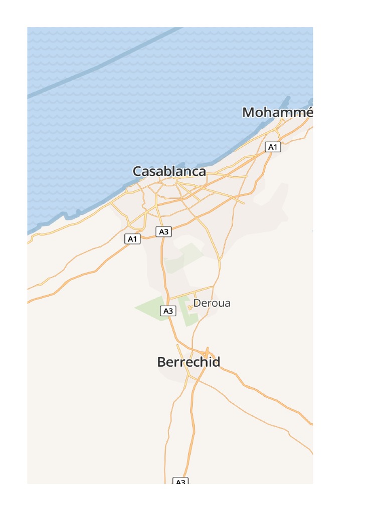 Casablanca Map | PDF