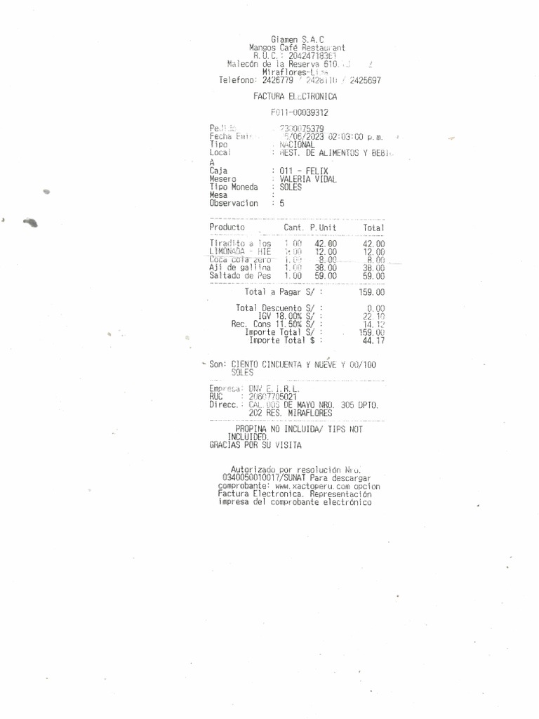 Mango Café Restarurante PDF