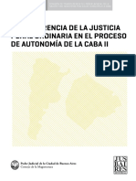 Transferencia de La Justicia Penal Ordinaria en El Proceso de Autonomia de La Caba II