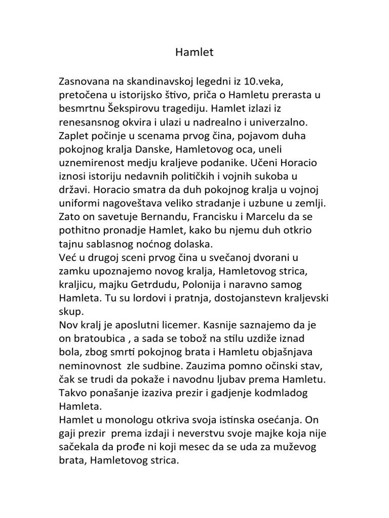 Hamlet | PDF