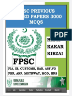 FPSC Previous Solved Papers 3000 mcqs (free download)