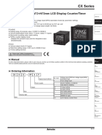 Autonics CX Series - Data Sheet