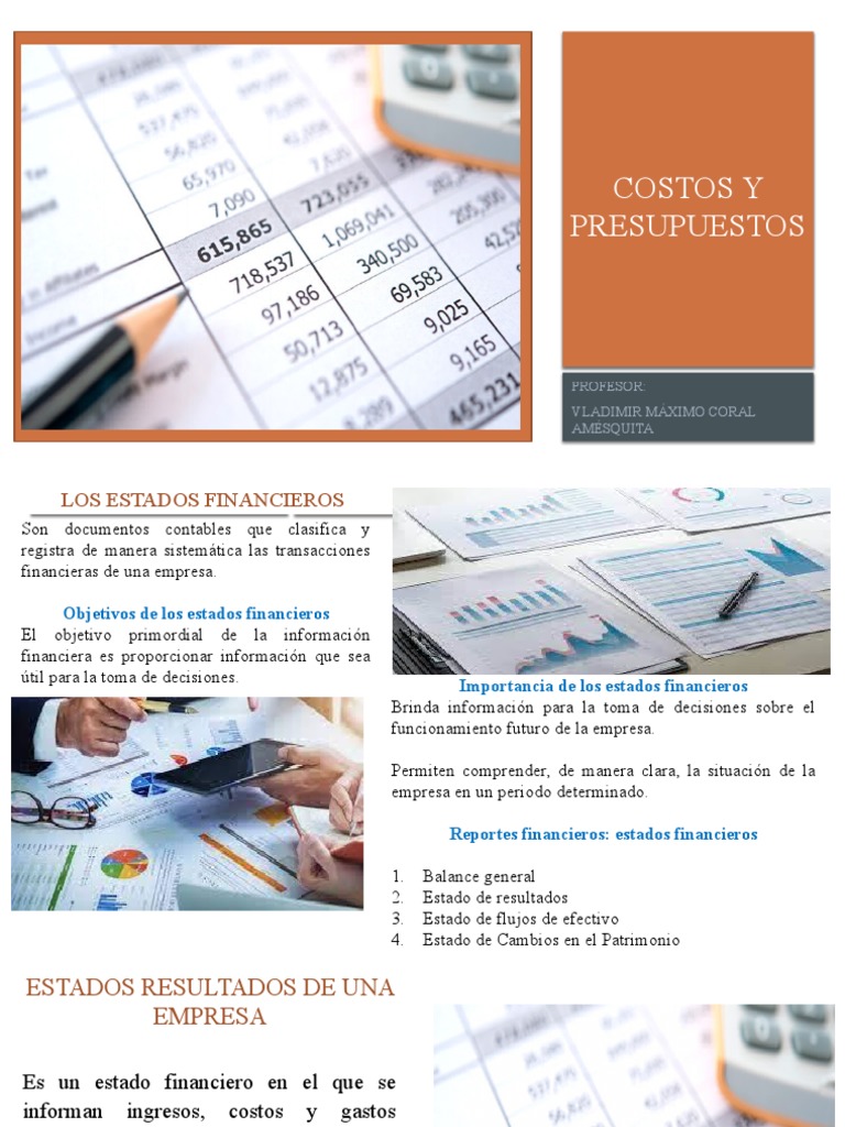 Costos y Presupuesto | PDF | Estado de resultados | Estado financiero