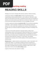 Teaching Reading