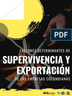 Factores Determinantes en La Supervivencia y Exportación (Pymes)