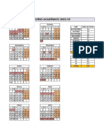 2022-23 Calendario