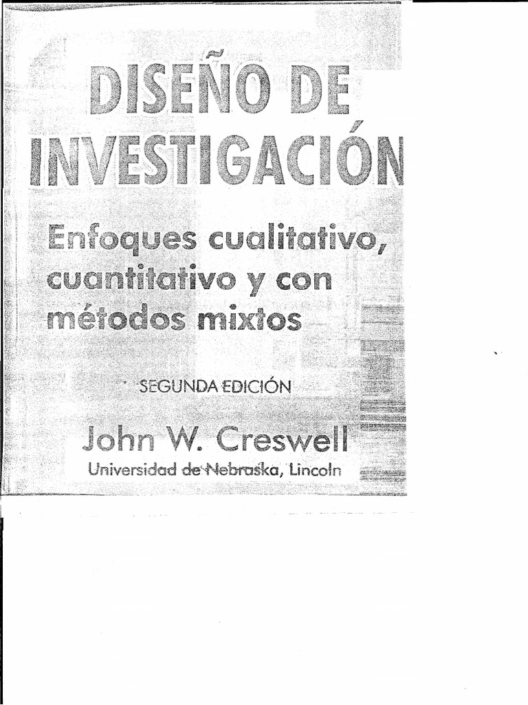 Creswell enfoques cuantitativo cualitativo y mixto pdf
