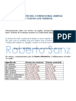 1.1 Clase 17. Formación Del Condicional Simple de Todos Los Verbos PDF