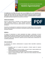 Documento Informativo - IX Gestión Agroindustrial