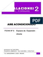 Ficha #5 Equipos de Expansión Directa de Aire Acondicionado 2022