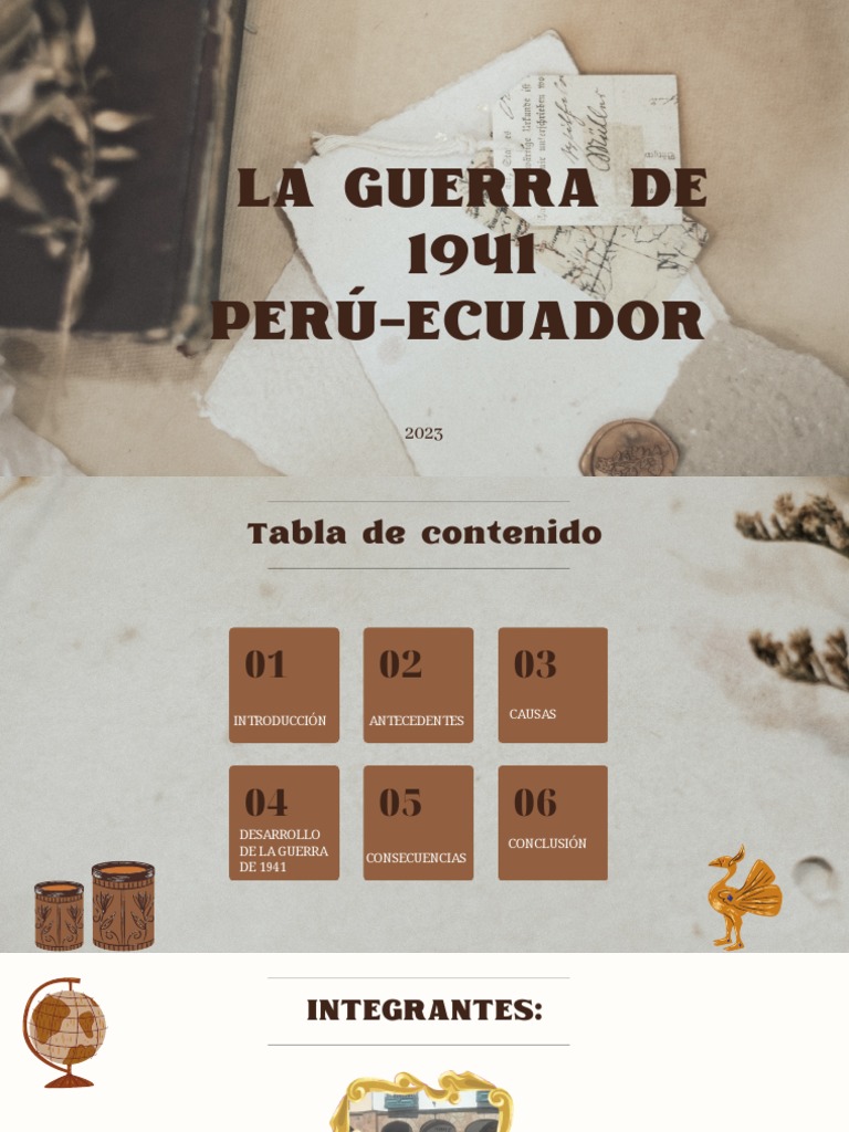 Guerra de 1941 | PDF | Relaciones Extranjeras | Perú