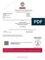 Certificate of Classification: Nordic Diana 39Q344